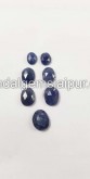 Blue Sapphire Rose Cut Slices